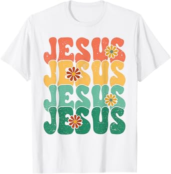 Christian Retro Jesus Religious Faith God 70s T-Shirt