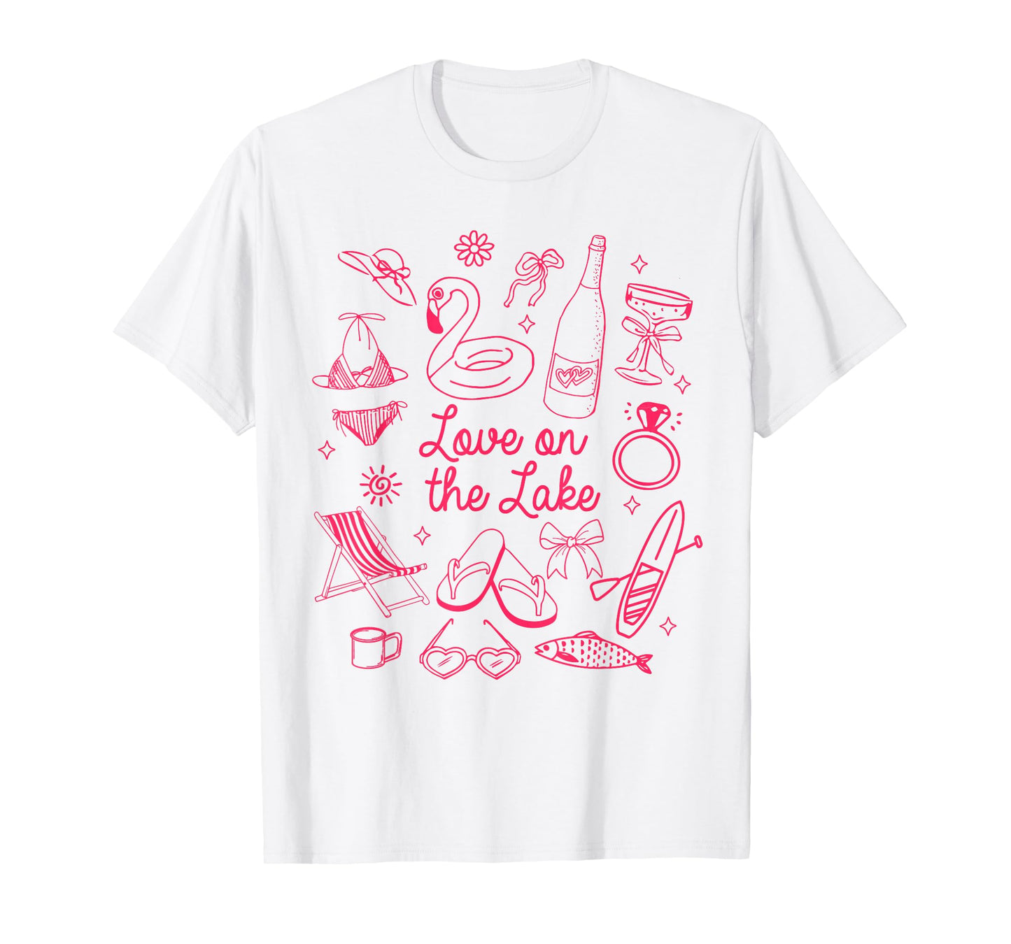 Bride Lake Life Bachelorette Girls Trip Loves On The Lake T-Shirt