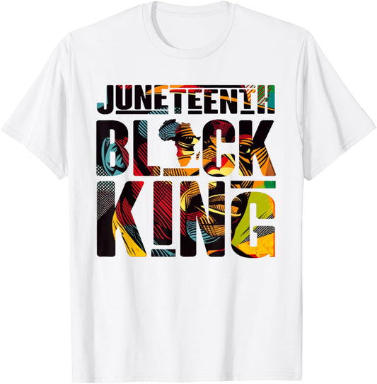 Juneteenth Black King Pride African Mens Juneteenth 1865 T-Shirt