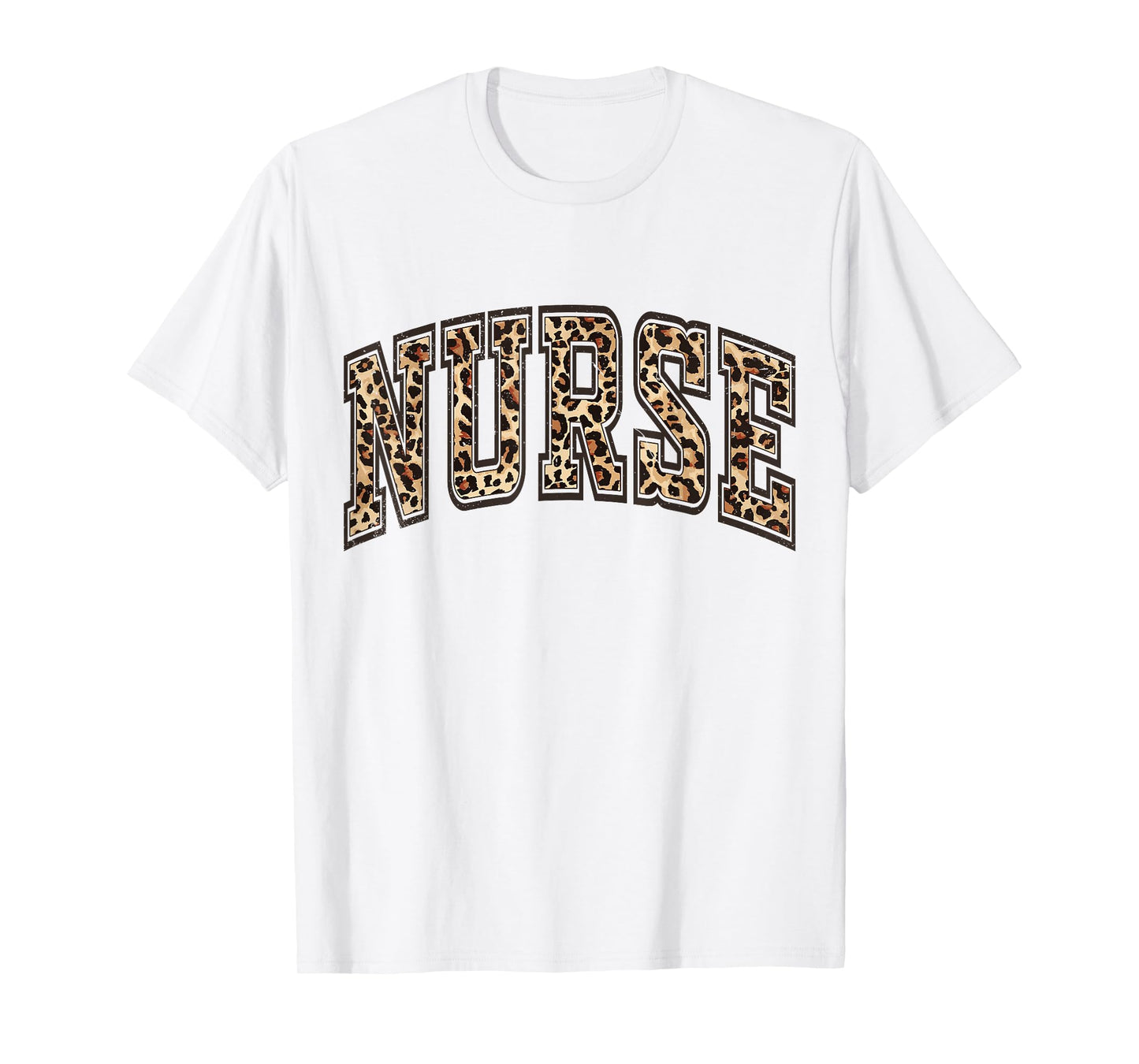 Leopard Nurse RN LPN ER Nursing School Nurse Practitioner T-Shirt