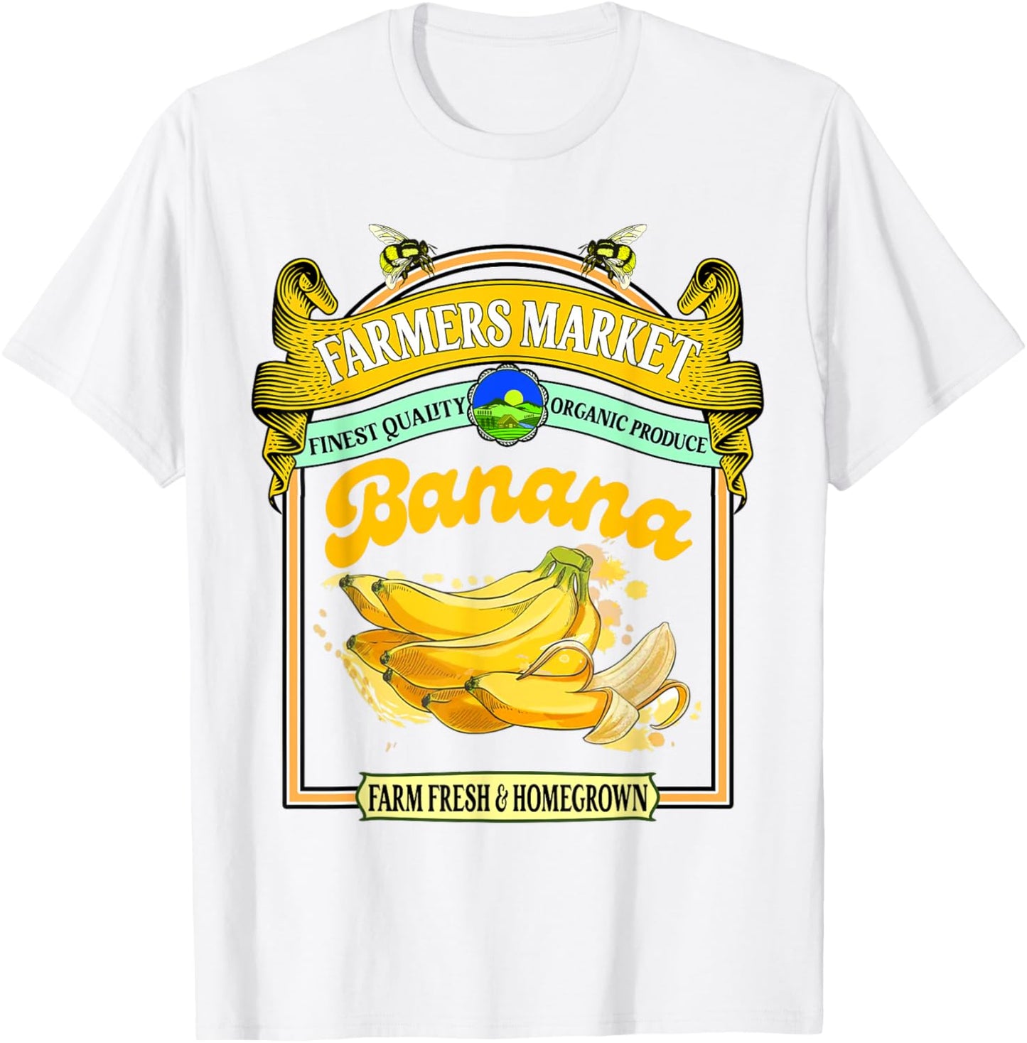 Farmers Market Banana Lover Homegrown Farm A Fresh Gardening T-Shirt