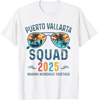 Puerto Vallarta Trip Squad 2025 Matching Family Vacation T-Shirt