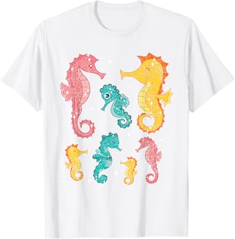 Underwater Sea Creature Fish Ocean Animal Seahorse T-Shirt