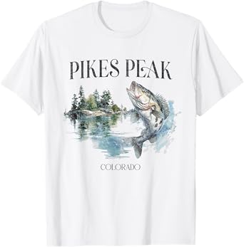 Pikes Peak Mountains Colorado Hiking Outdoors Vintage T-Shirt