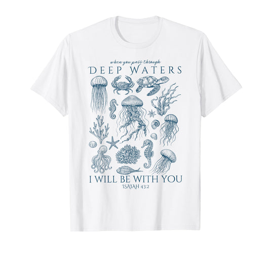 Christian Ocean Animal Coastal Sea Deep Water Life Men Women T-Shirt