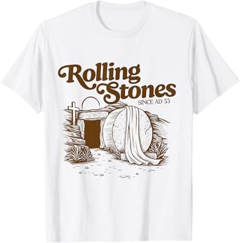 The Stone Was Rolled Away He Alive Retro Christian Easter T-Shirt