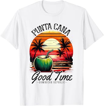 Punta Cana Shirt Family Vacation Dominican Republic Beach T-Shirt for Men Women Girls Kids