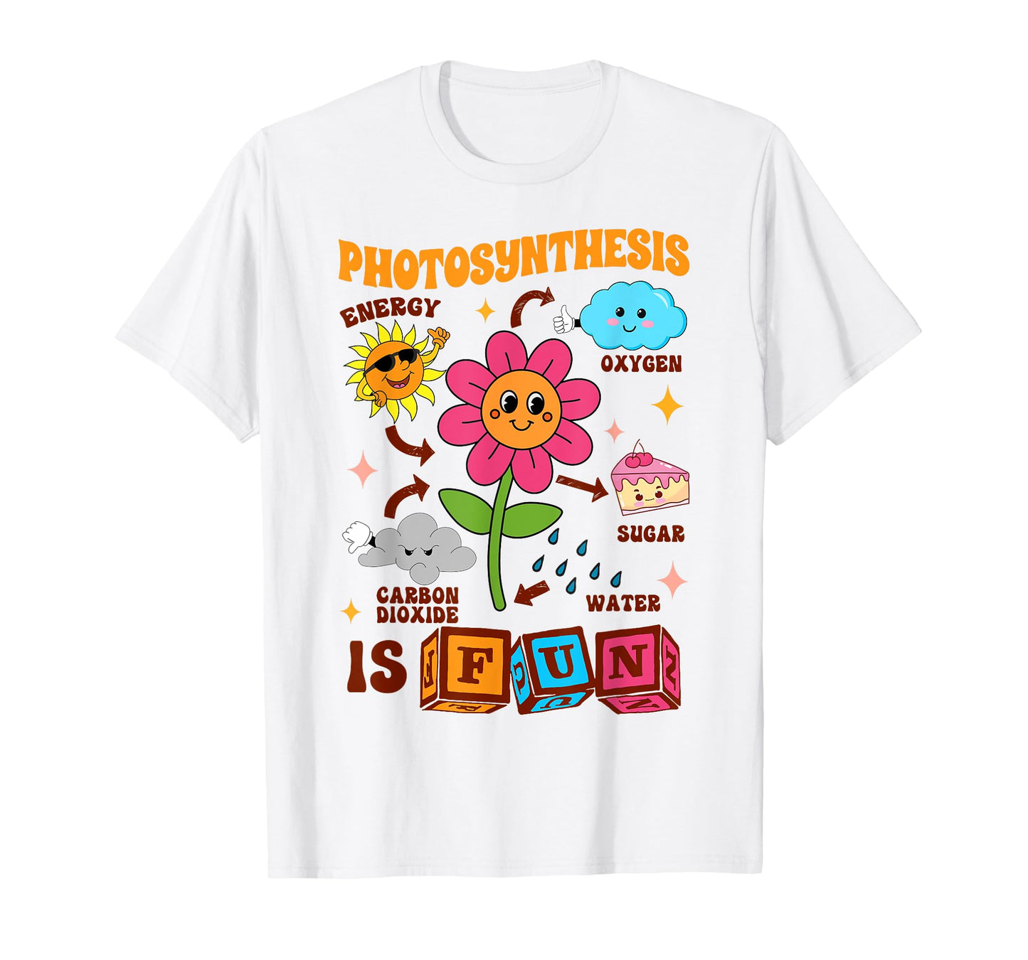 Science Lover Nature Outdoor Teacher Photosynthesis Is Fun T-Shirt for Men Women