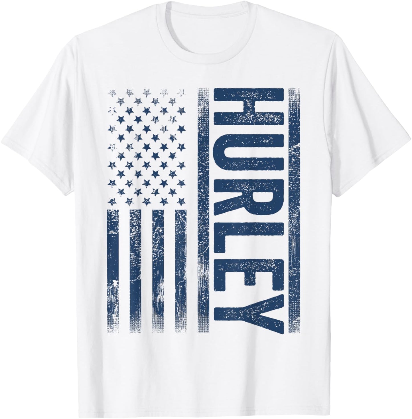 Hurley KY Vintage Us American Flag Retro For Men Women T-Shirt