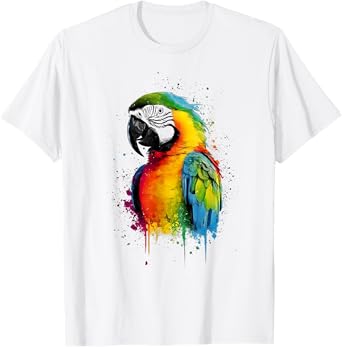Funny Parrot kids Shirt Parrot Lover for women and girls T-Shirt