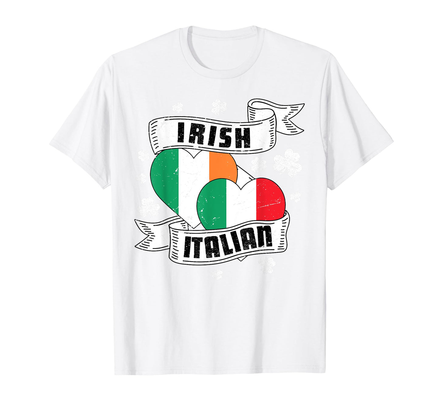 Half Irish Half Italian Ireland Italy Flag St Patrick's Day T-Shirt