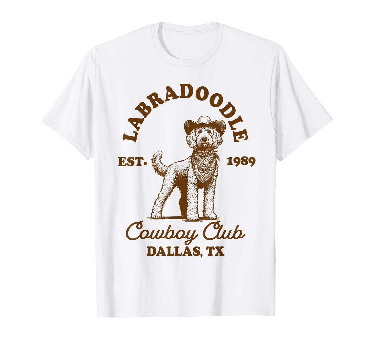 Labradoodle Mom Western Howdy Labradoodle Cowboys Club T-Shirt