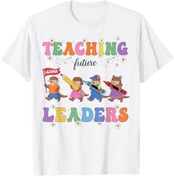 Teaching Future Leaders Otter Back To School Funny Teacher T-Shirt