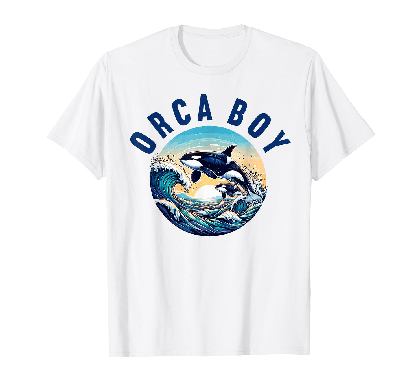 Kids Orca Whale Boy T-Shirt