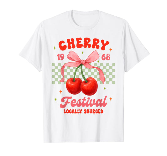 Cherry Festival Farmers Market Coquette Locally Sourced T-Shirt