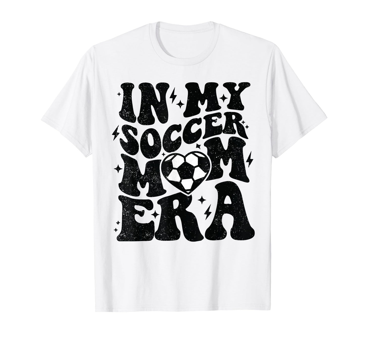 In My Soccer Mom Era Retro Soccer Mama Shirt Mother's Day T-Shirt