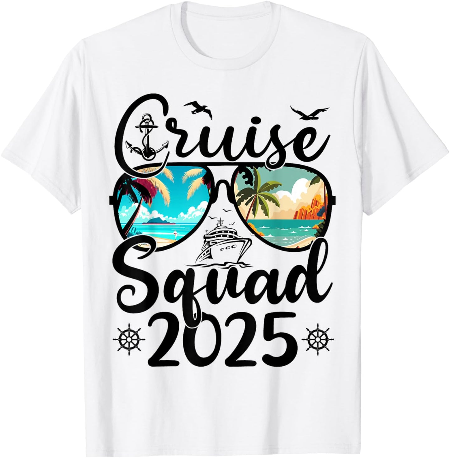 Cruise Squad 2025 Summer Vacation Matching Family Cruise T-Shirt
