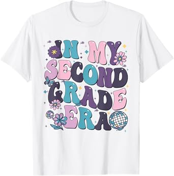 In My Second Grade Era 1st Day Back To School Girl Teacher T-Shirt