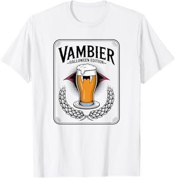 Halloween Vambier Outfit Beer Replacement Costume T-Shirt