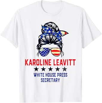 Karoline Caroline Leavitt White House Press Secretary T-Shirt