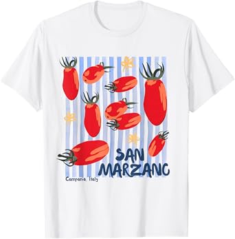 Vintage Tomato Italian Girl Summer T-Shirt