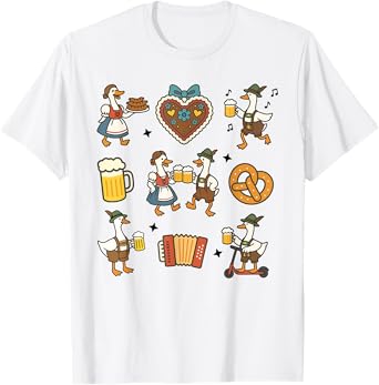 Oktoberfest Beer Lover Drinking German Prost You Silly Goose T-Shirt