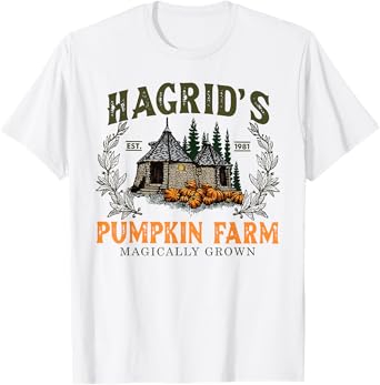 Hagrids Pumpkin Farm Magically Grown Halloween Spooky Season T-Shirt