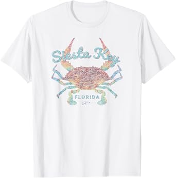 JCombs: Siesta Key, FL, Blue Crab T-Shirt