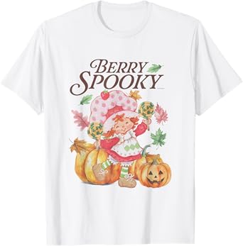 Strawberry Shortcake Berry Spooky Halloween Pumpkins T-Shirt