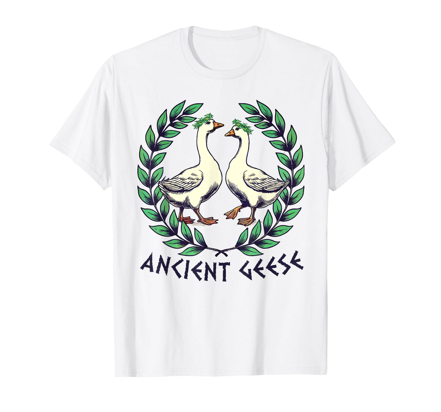 Greek Mythology Silly Goose Meet Me In Greece Ancient Geese T-Shirt
