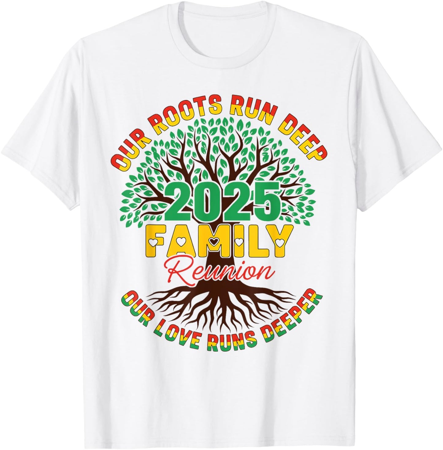 Retro Family Reunion Party 2025 T-Shirt