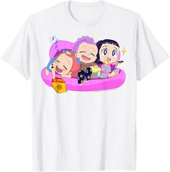 Kpop Demon Hunters Chibi Huntr/x Relaxing in The Couch T-Shirt
