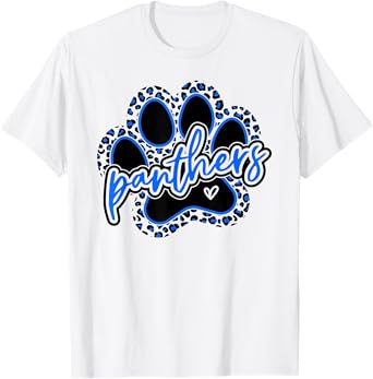 Vintage Panthers School Sports Name Spirit Go Back To School T-Shirt