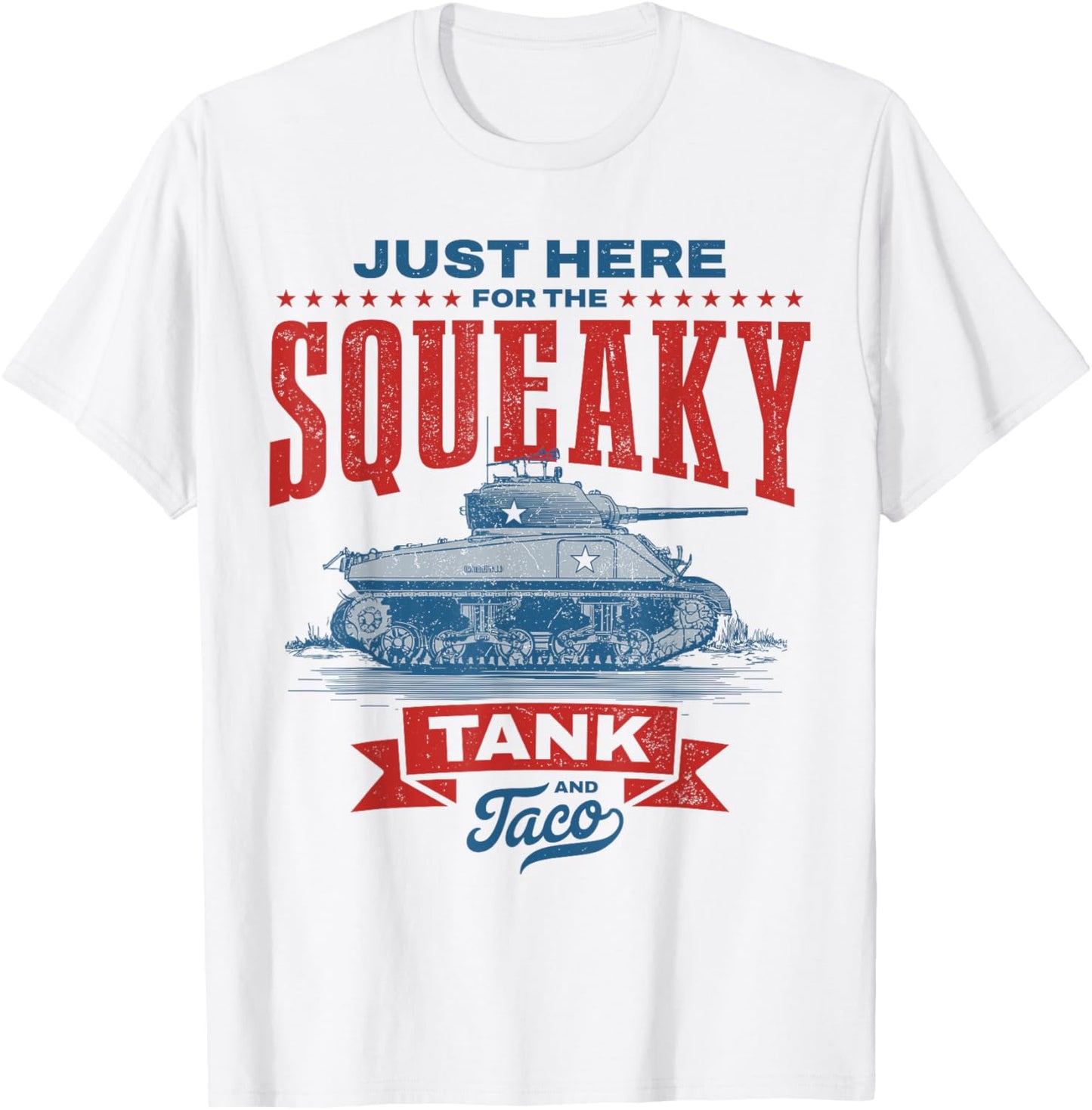 Funny Squeaky Tank And Taco T-shirt