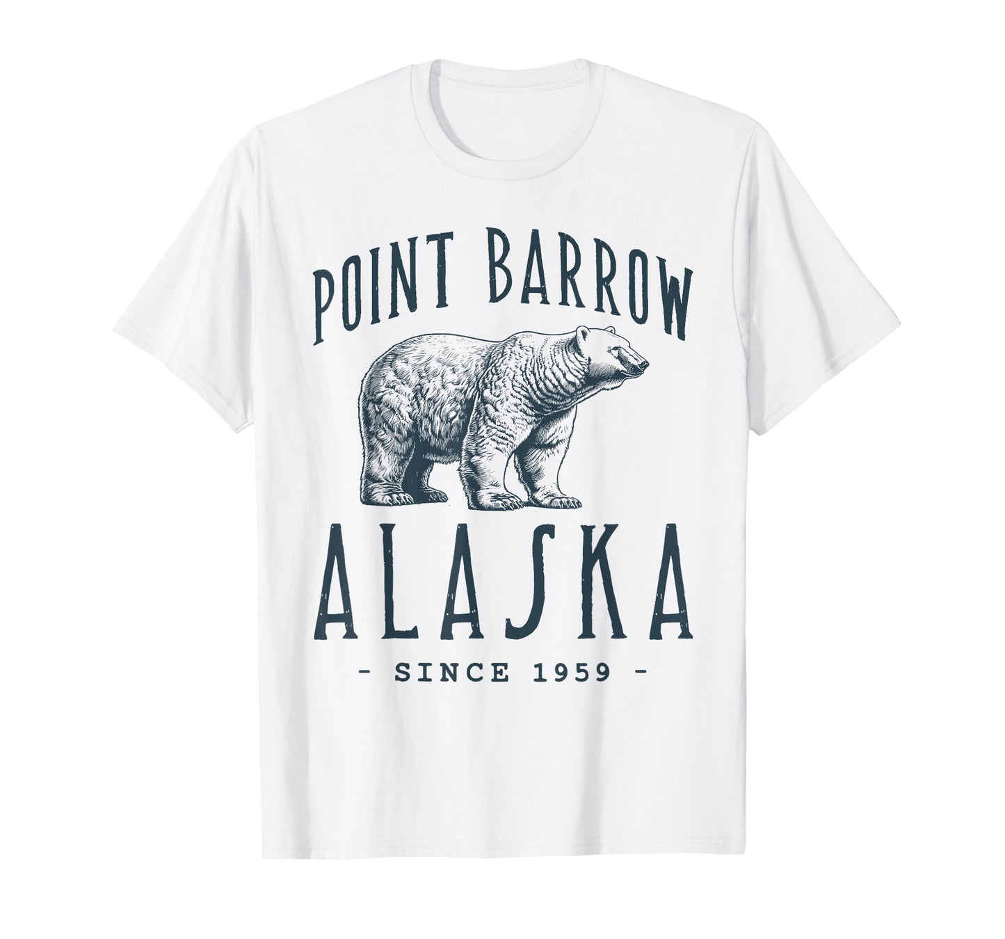 POINT BARROW, ALASKA POLAR BEAR WILDLIFE T-Shirt