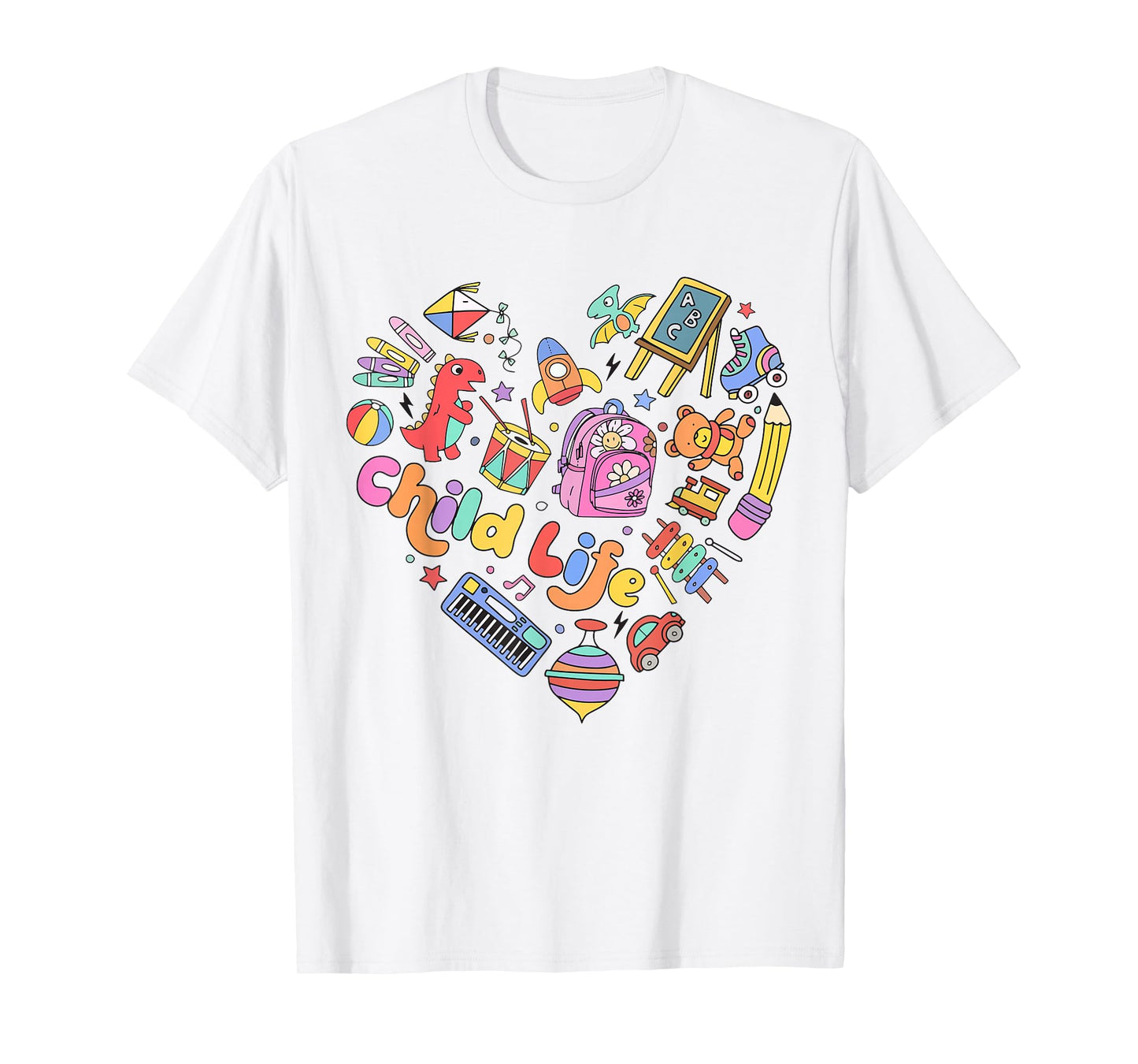 Retro Child Life Specialist Play Therapy Child life Intern T-Shirt