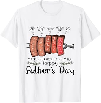 Dad You're The Rarest Of Them All BBQ Lovers Father’s Day T-Shirt