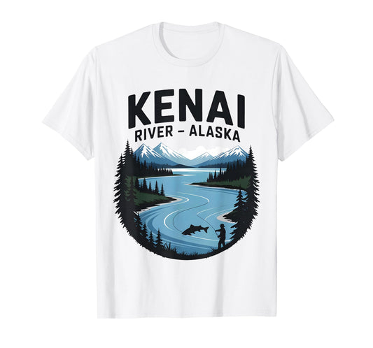 Kenai River Alaska Fishing Camping Outdoor River Fun T-Shirt
