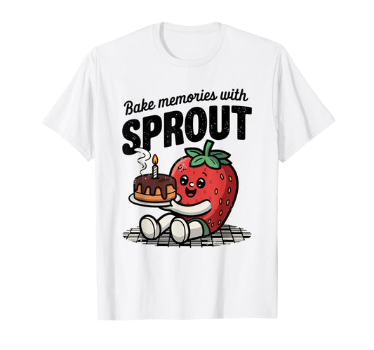 Bake Memories With Sprout Dandy's World Birthday T-Shirt