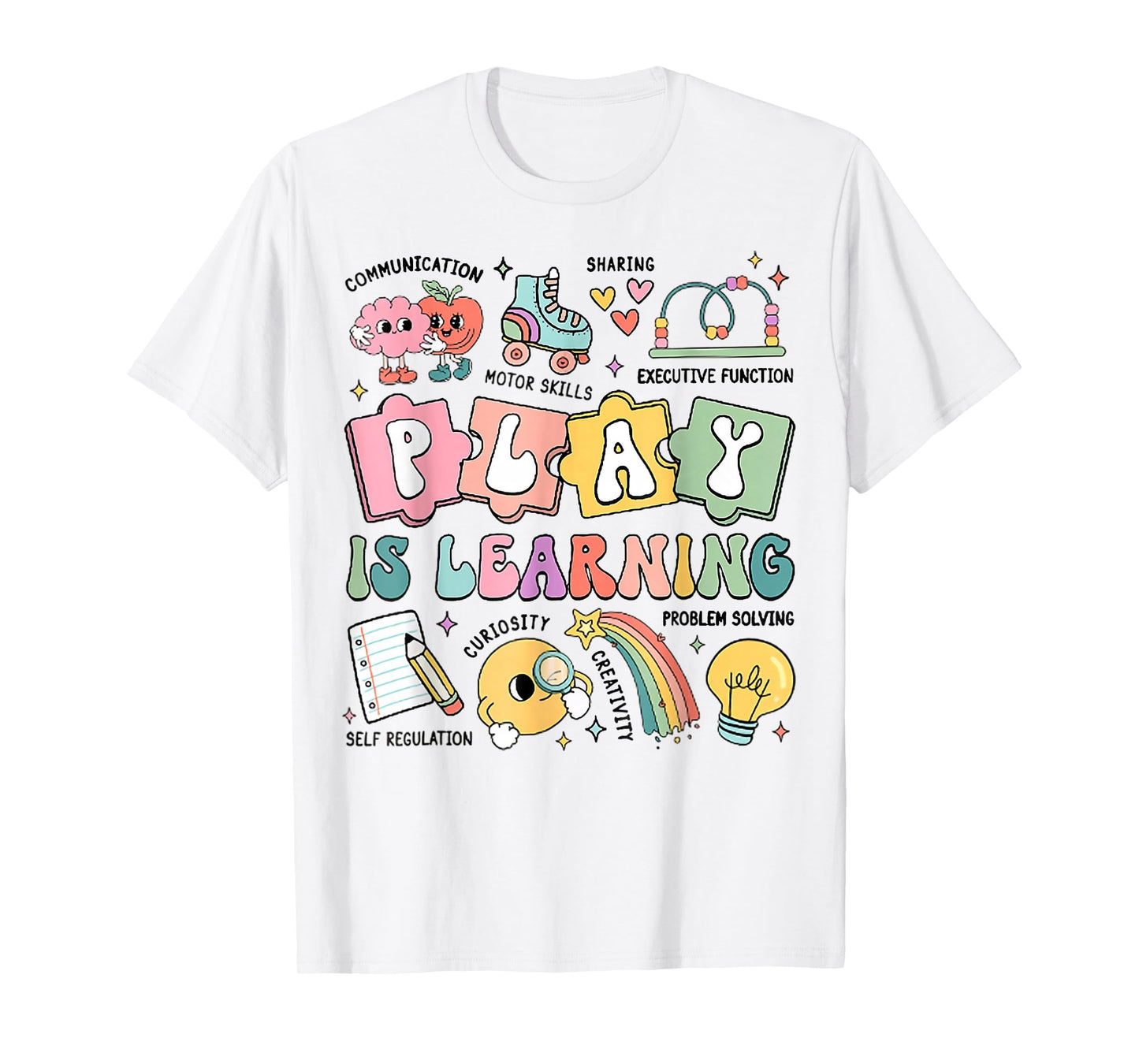 Retro Play is Learning Kindergarten Teacher Team Women T-Shirt