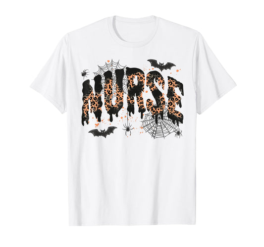 Spooky Nurse Scary RN Staff Nursing Student Life Halloween T-Shirt