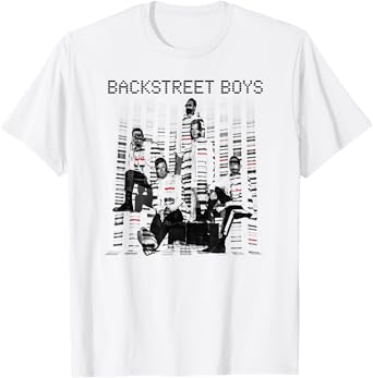 Backstreet Boys – DNA On White T-Shirt