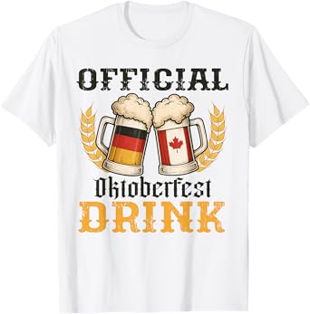 Official Oktoberfest Drink Beer German Flag Matching Group T-Shirt
