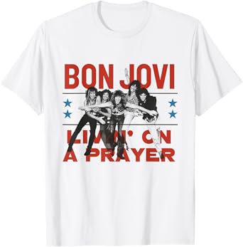 Official Bon Jovi Livin' On A Prayer T-Shirt