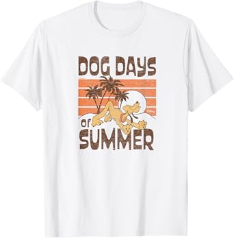 Disney - Dog Days of Summer Pluto Men Women Girls Kids T-Shirt