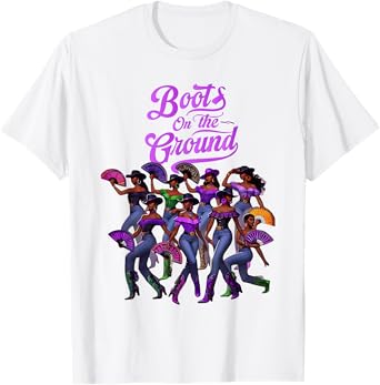 Boots On The Ground Boot Cowboy Western Cowgirl Linedance T-Shirt
