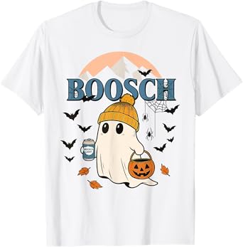 Funny Ghost Beer Halloween Spooky Boo Beer Drinking Party T-Shirt