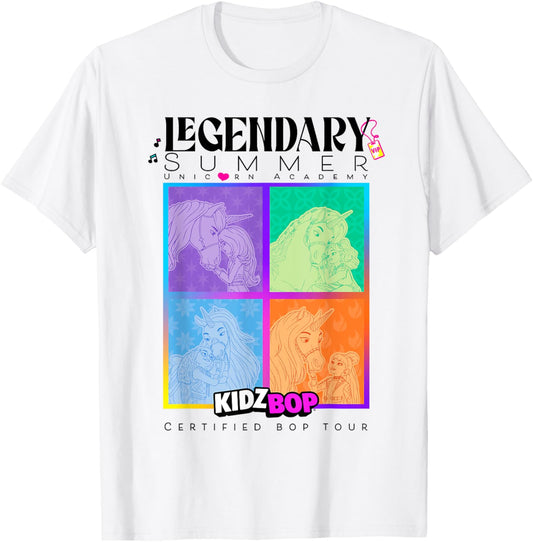 KIDZ BOP x Unicorn Academy Legendary Summer Tour T-Shirt