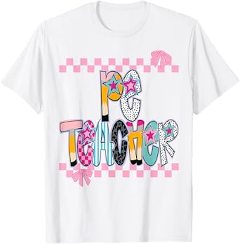 Women PE Teacher Back to School Physical Education Teacher T-Shirt