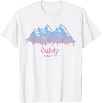 Vintage Ouray Colorado Hiking Adventure Outdoor T-Shirt